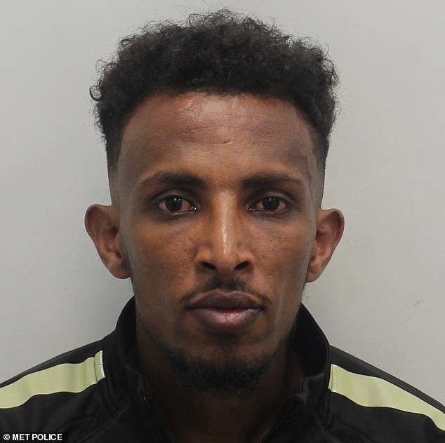 Aron Hadsh (above) attacked the 19-year-old in June last year after she had been sent by her mother to pick up fruit from a food bank