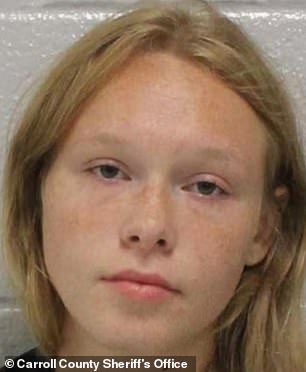 Baby-faced teen Sarah Grace who has been charged with two murders