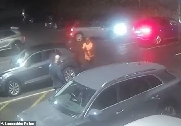 Lenny Scott, 33, who was the father of twins, was shot six times outside a gym on February 8 last year by a man wearing hi-vis