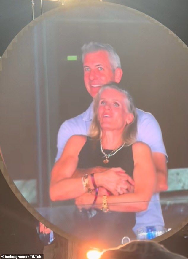 In a video shared to TikTok , Chris joked: 'Either they're having an affair or they are just very shy!'