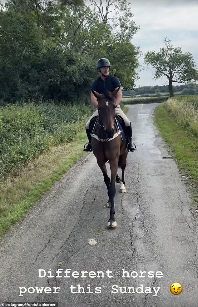 Christian Horner offered a glimpse into the 'different horse power' he has been working with ahead of the first Formula One Grand Prix since his sacking by Red Bull.