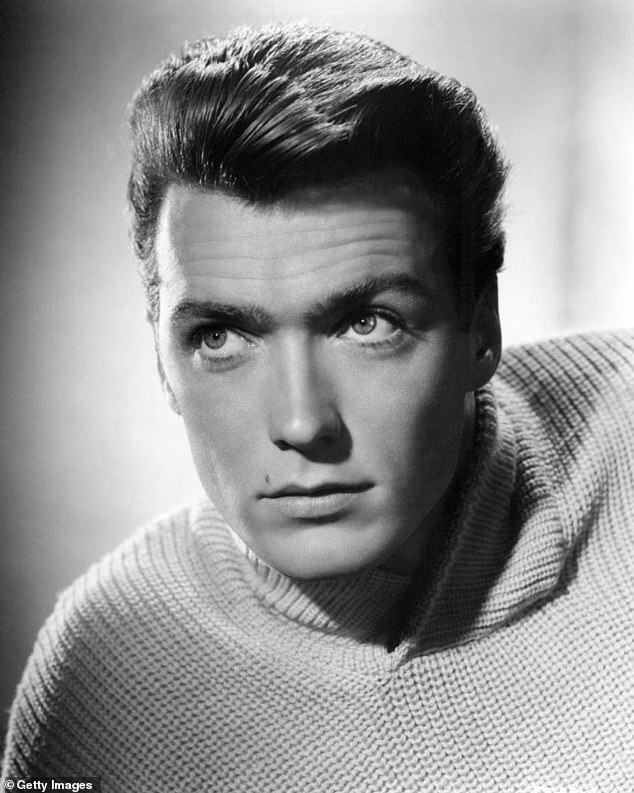 Eastwood's life correlates to 'American culture,' the publisher said, as 'no Hollywood figure has so completely and complexly stood inside the changing climates of post–WW II America.' Pictured in 1955