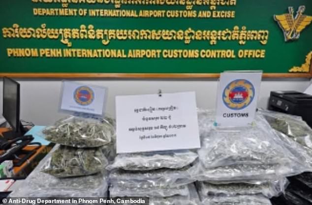 The substantial drug haul is thought to have a street value of around £200,000