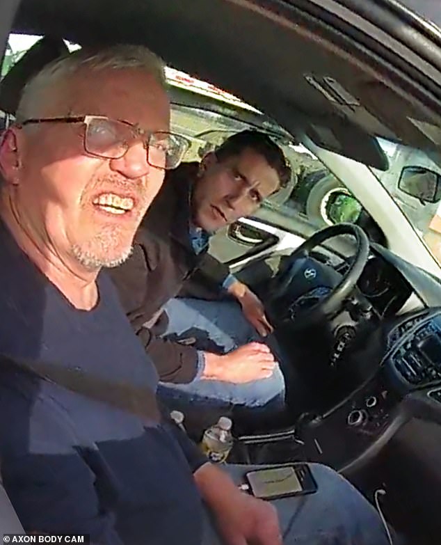 Bryan Kohberger was pulled over with his father (pictured together) before his arrest