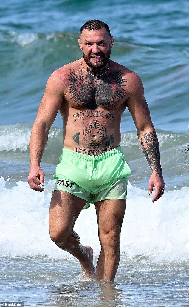 And, Conor also batted away the drama as he posted a photograph of himself taken on the same day as the shock PDA pictures, but failed to mention the scandal