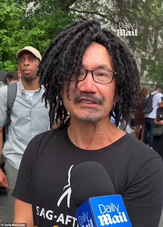 Another ally expressed his happiness with the racketeering conspiracy, or RICO, verdict, and added that the government tried to 'bring a black man down.'