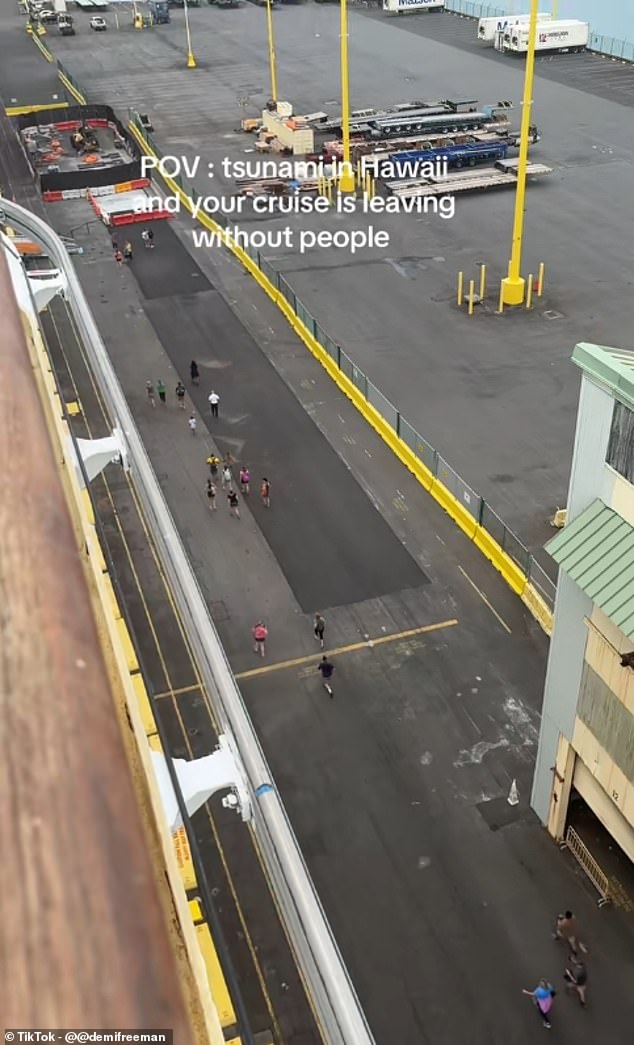 As people brace themselves for possible disaster, some holidaymakers have reported cruise ships are leaving without passengers