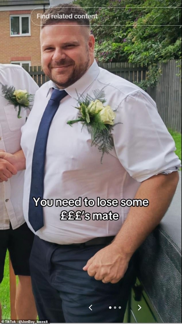 Jon has posted about how people would speak to him about his weight