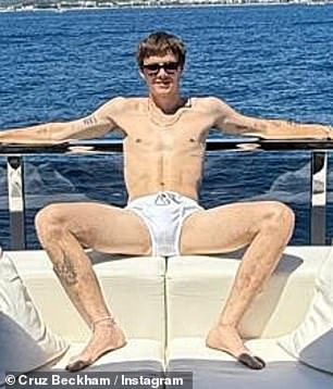 The former footballer's style choices made headlines this week when his son Cruz, 20, appeared to take inspiration from him in some $550 (£410) white Prada pants