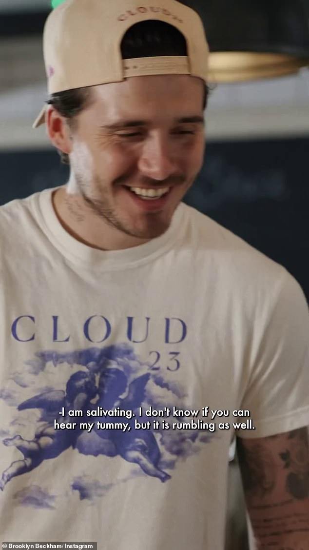 Brooklyn was busy advertising his hot sauce brand Cloud23 on the same day as he collaborated with the Langham hotel chain in London