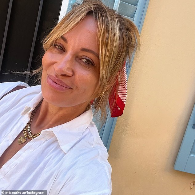 Delta Goodrem's makeup artist of eight years Mia Hawkswell (pictured) has given fans a behind-the-scenes look at the Aussie star's wedding