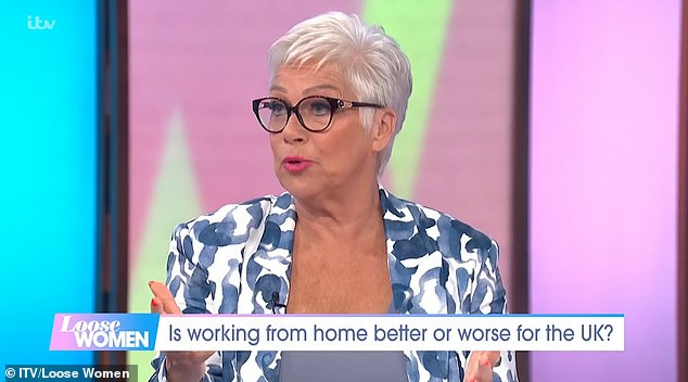 Denise made a not so subtle dig about her 'younger' co-stars on Loose Women following an on-air row with fellow panellist Stacey Solomon