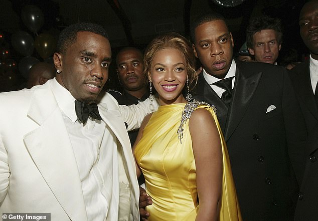 As Sean 'Diddy' Combs' trial comes to an end with a split verdict, DailyMail.com looks back at the stars who have stayed mum about their friendships with the infamous rap mogul; seen with Beyoncé and Jay-Z in 2004 in NYC