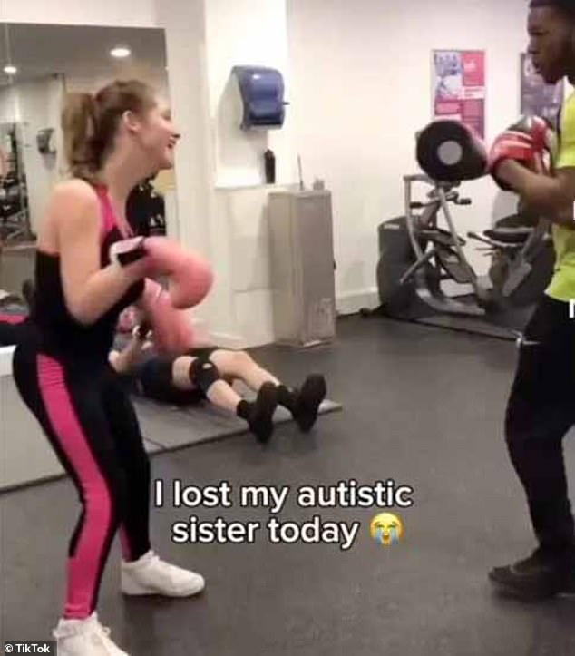 One of Grace Wolstenholme's videos, in which she falls over during a gym session, was reposted by an account claiming she was dead