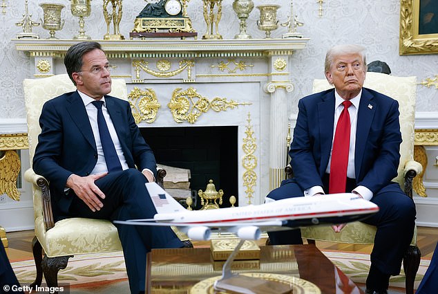 Trump threatened Putin with tariffs during an Oval Office meeting with NATO Secretary General Mark Rutte
