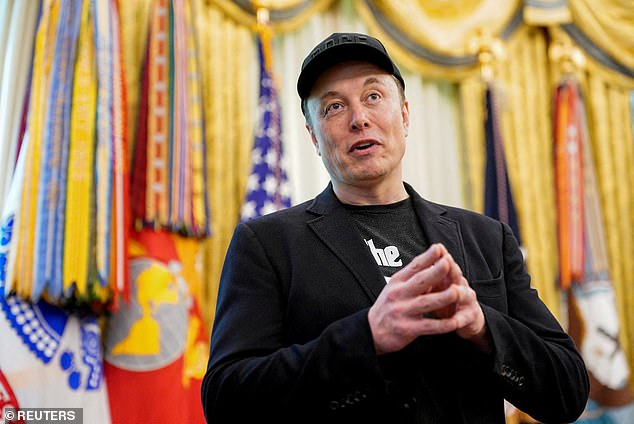 Two weeks into his second term, Trump's then-close advisor Elon Musk (pictured) said he had put the agency 'through the woodchipper'