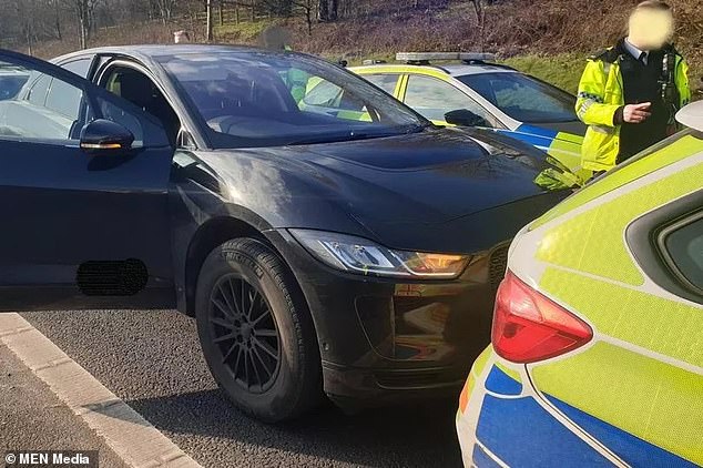 Nathan Owen, 32, was arrested by Merseyside Police in relation to the incident on the M62 on Wednesday, March 6