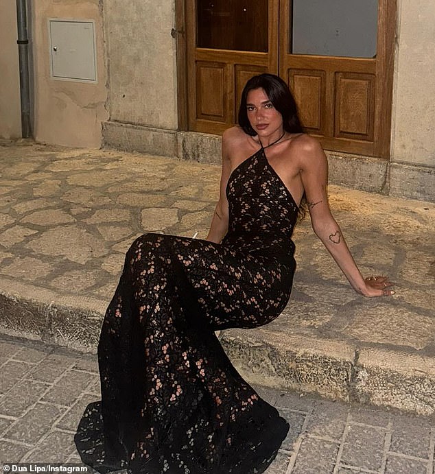 The pop superstar is currently soaking up the sun on a European getaway with her newly-confirmed fiancé, British actor Callum Turner