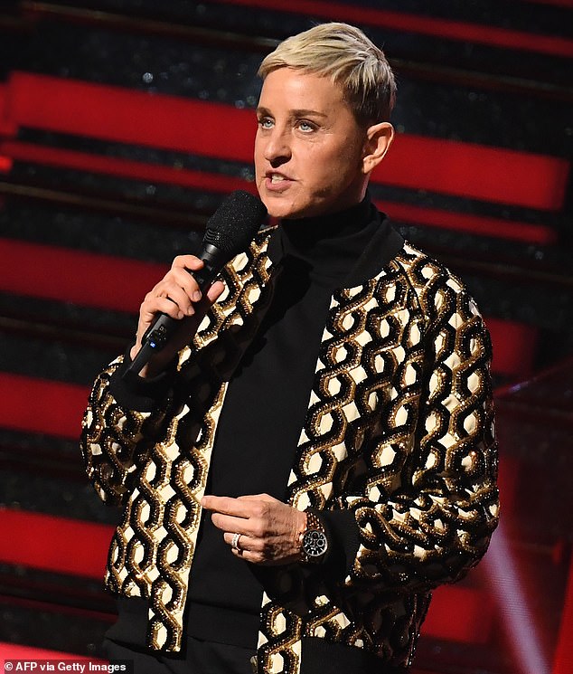 Ellen DeGeneres' talk show was canned in May 2022 over allegations of toxic behavior.  (DeGeneres is pictured at the 2020 Grammy Awards in Los Angeles)