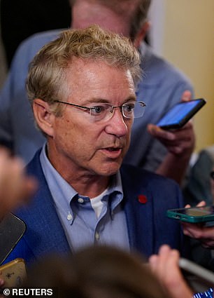Republican Senator Rand Paul on Capitol Hill