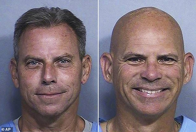 Defense attorneys argued the brothers acted out of self-defense after years of sexual abuse by their father, Lyle is seen here on the right alongside his brother