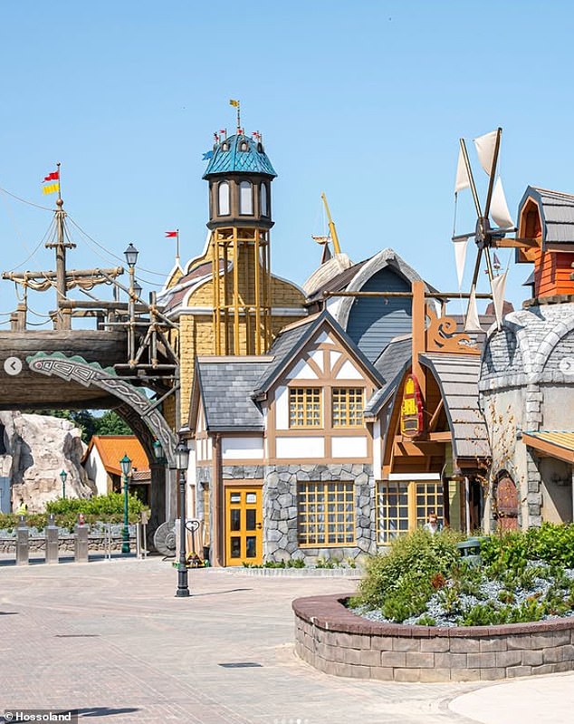 Fairytale themed Hossoland has opened on Poland's northern coast after a four-week delay