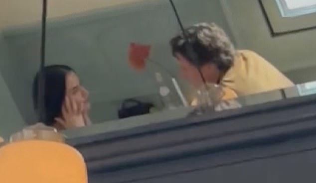 Katy Perry and former Canadian Prime Minister stunned onlookers at an upscale restaurant in Quebec on Tuesday evening after they were seen enjoying a two-hour dinner date (pictured)