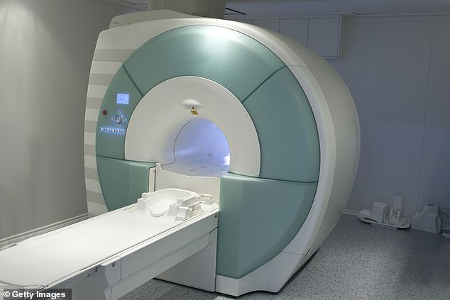 MRI machines generate strong magnetic fields and radio waves to create detailed internal images of the human body (file image)