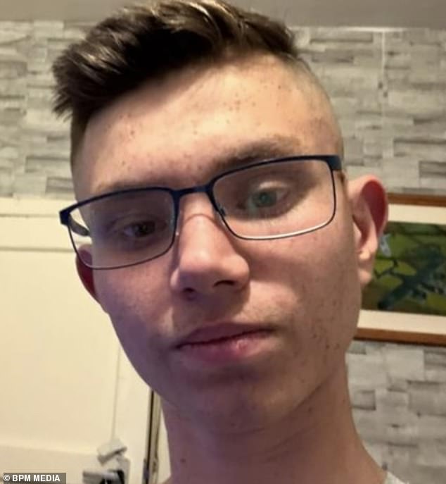 Sean Stephenson (pictured), 18, disappeared unexpectedly on Father's Day for a 'sightseeing trip' to Canada , but after an onward flight to Japan, he got arrested on June 21 with a locked suitcase containing more than a kilo of methamphetamine, it is alleged