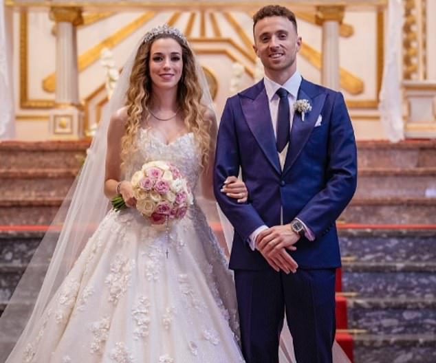 Jota had married his childhood sweetheart Rute Cardoso, the mother of his three children, just days before his fatal car crash