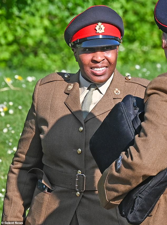 Military clarinet player Private Adelle Foster (pictured) tried to take the woman's clothes off after telling her she would 'massage her to sleep'