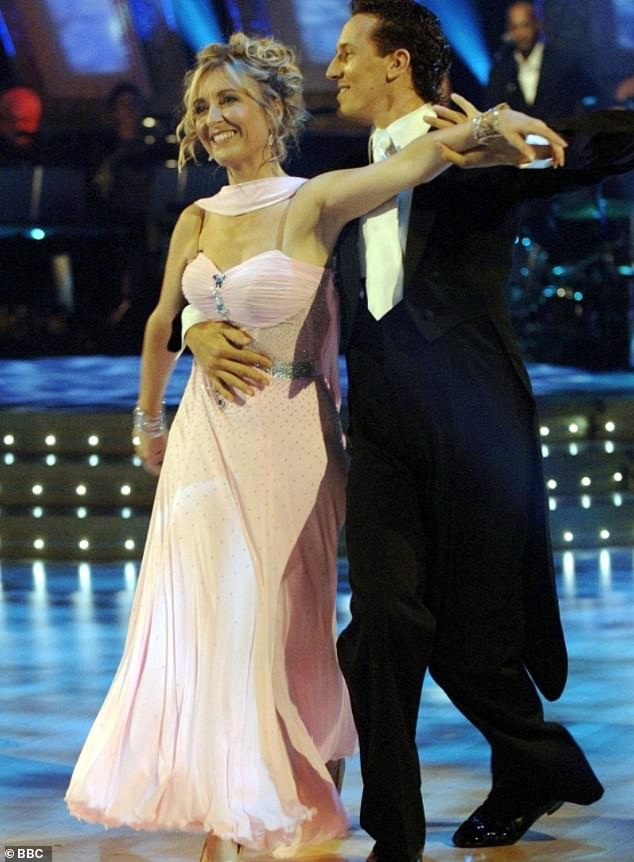 Fiona Phillips has revealed she 'blocked out' memories of her 2005 Strictly Come Dancing stint because he was 'traumatised' by professional dancer Brendan Cole (pictured on the show)