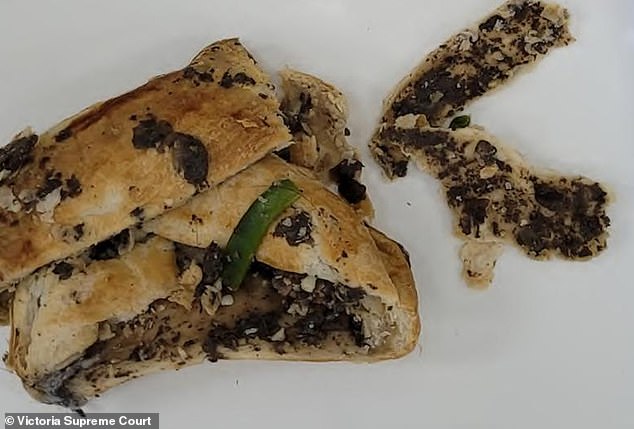The first pictures of the deadly poisoned beef Wellingtons made by Erin Patterson