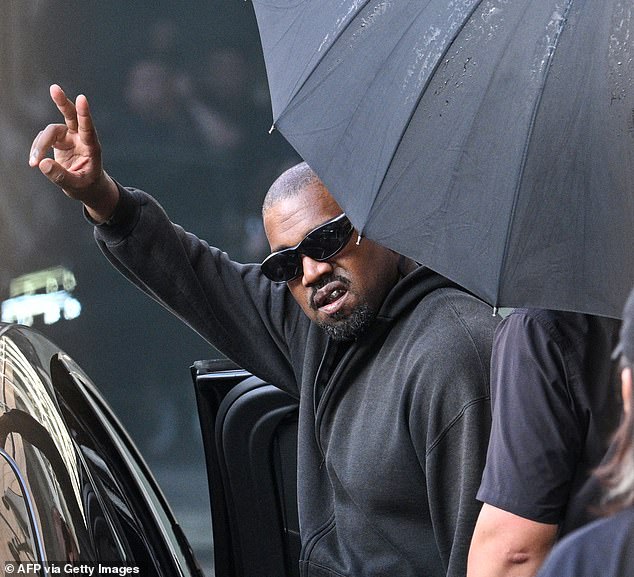 The disgraced 48-year-old rapper, who now goes by Ye, was nearly an hour late to perform at the Shanghai Stadium on Friday