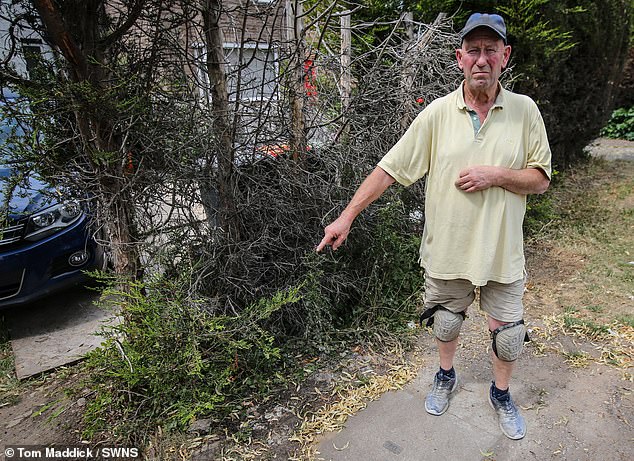 Frank Brown (pictured) received a Fixed Penalty Notice from Broxtowe Borough Council