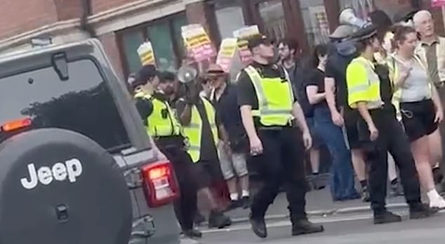 It comes amid a row after Essex Police were seen escorting counter-demonstrators from a nearby station to the Bell Hotel in Epping on July 17