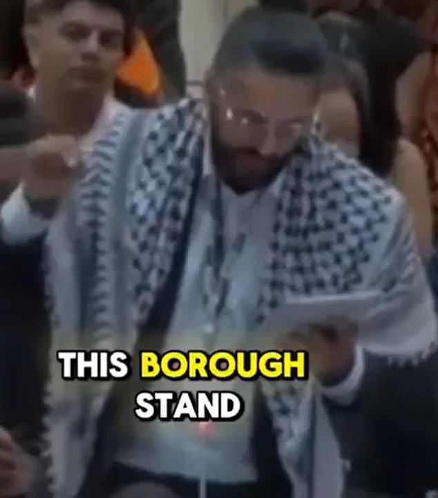 The twinning campaign was spearheaded by Councillor Ihtesham Afzal, who promoted the move in a speech by describing it as proof that 'the people' of Brent 'stand for Palestine'