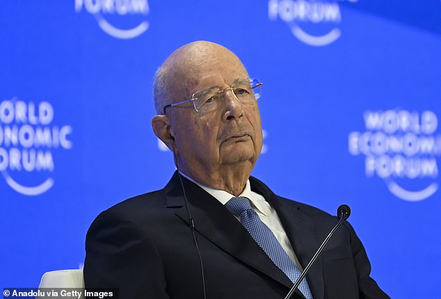 Klaus Schwab, executive chairman of the World Economic Forum attends the World Economic Forum (WEF) annual meeting in Davos, Switzerland on January 21, 2025