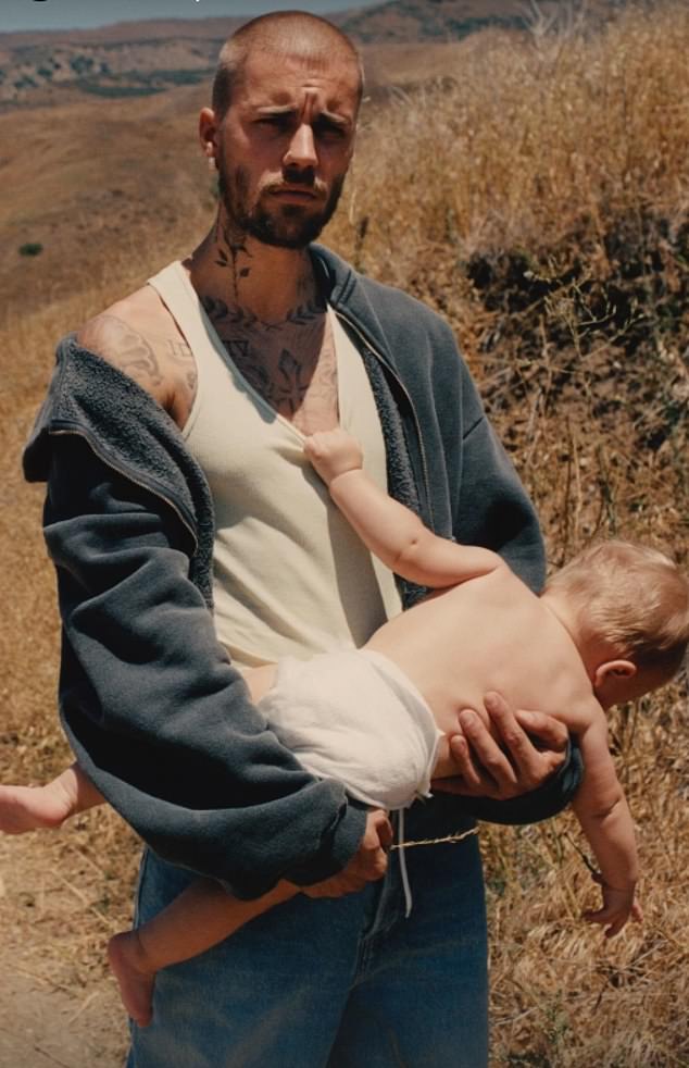 The couple welcomed their baby son last August