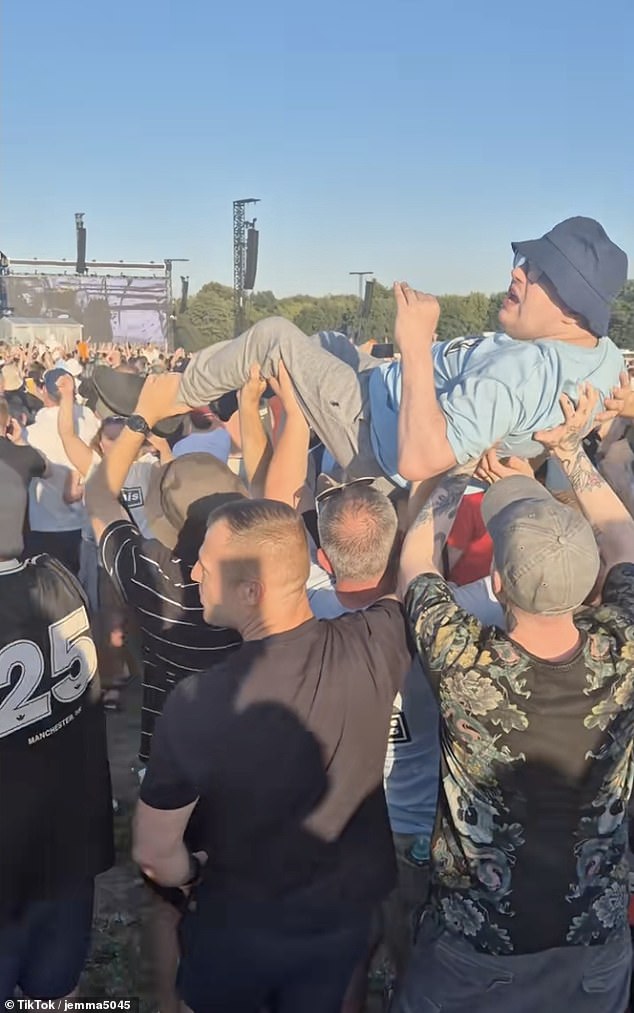 As Noel, 58, and Liam, 52, performed at Heaton Park in Manchester, diehard fan Daniel was one of thousands of ravers in the crowd