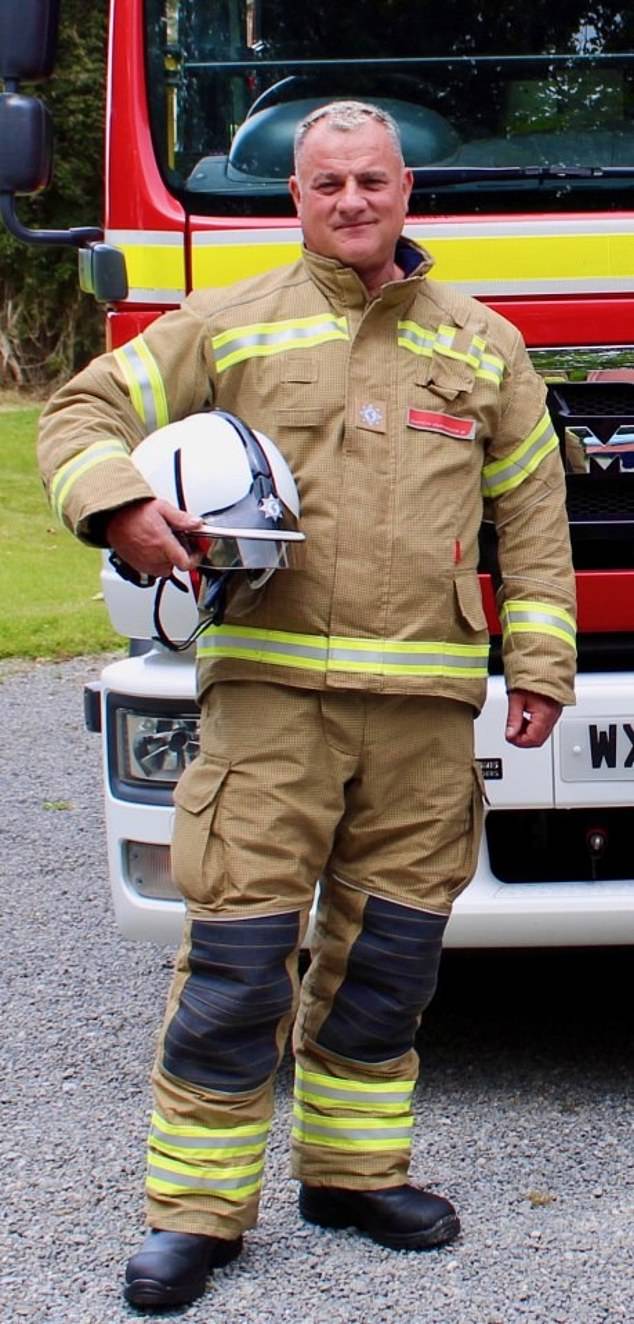 Simon Bailey, 58, was handed a warning and downgraded after using the term 'fireman' and is now suing his former station Avon Fire and Rescue Service