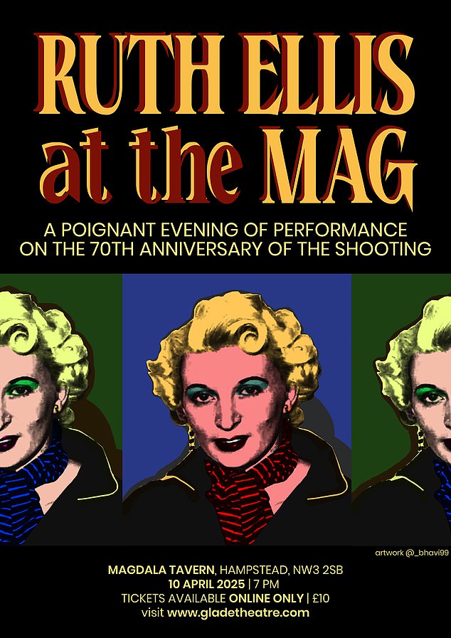 The Magdala Tavern, the north London pub where Ellis shot her boyfriend, will mark 70 years since her execution with a live screening of a recent sold-out show about her ordeal from the Glade Theatre
