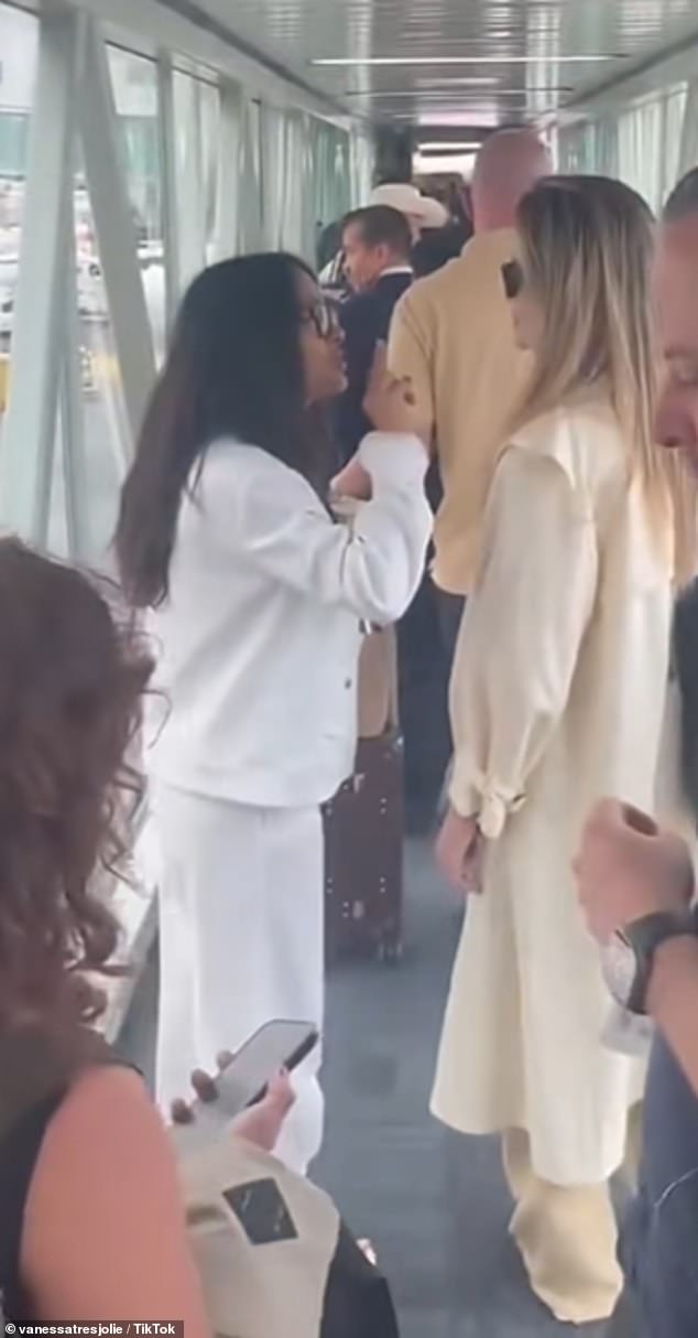 Angelina Jolie and Salma Hayek left holiday-goers stunned over the weekend as they boarded a public flight together in Mexico City
