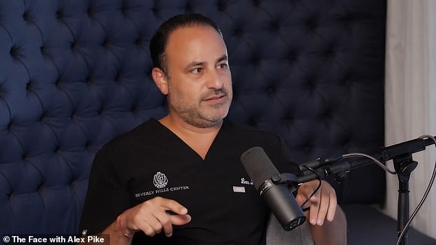 During an appearance on The Face with Alex Pike podcast, Hollywood surgeon Dr. Ben Talei said that a lot of people are being misled by filters and AI