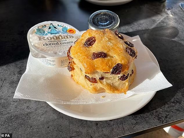 The delicious scones served at the National Trust's cafes are set to become a thing of the past amid sweeping job losses (Stock Photo)