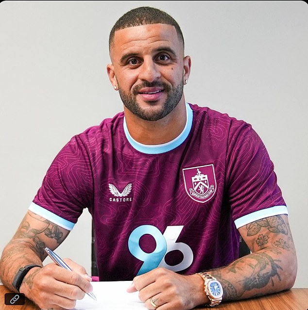 Kyle Walker has swapped Manchester and Milan for Burnley, in a £5million move