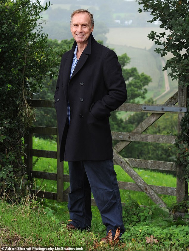 Evans pictured at his home in Totnes, Devon, in September 2010