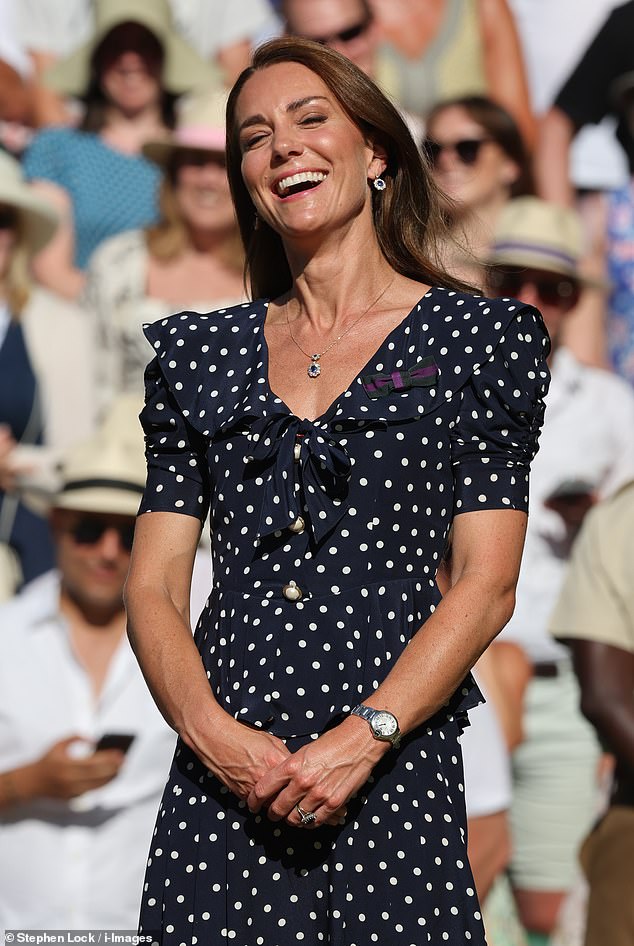 A particular style of dress likely inspired by Kate Middleton 's 2022 Wimbledon look is taking Centre Court by storm this year