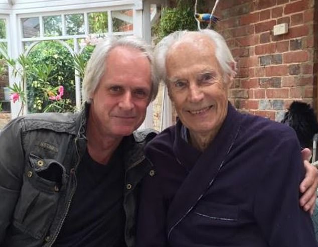 Greg and Sir George Martin on Father's Day in 2015, one year before Sir George died. Greg says he was ostracized from the family when his father remarried