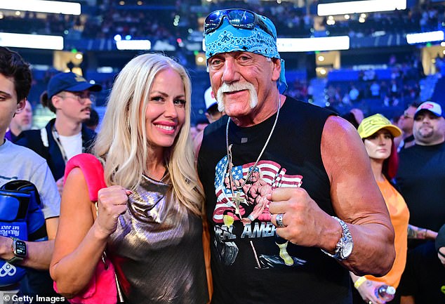 Hogan, pictured with wife Sky Daily, died Thursday after suffering cardiac arrest at his home
